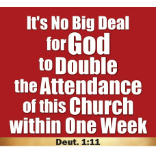 IT'S NO BIG DEAL FOR GOD IT'S NO BIG DEAL FOR GOD